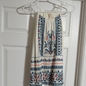 Floral Print Sleeveless Dress